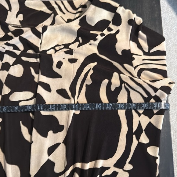 Chico's Black and Tan Patterned Cardigan - Picture 5 of 6